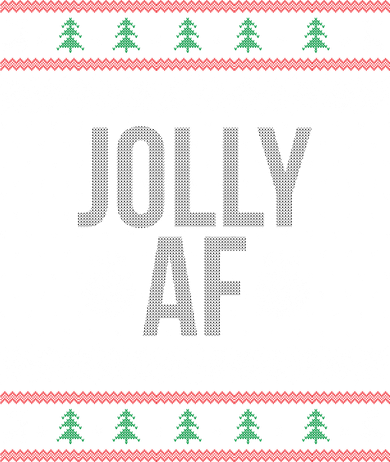 Jolly AF Ugly Christmas Women's Tank Top
